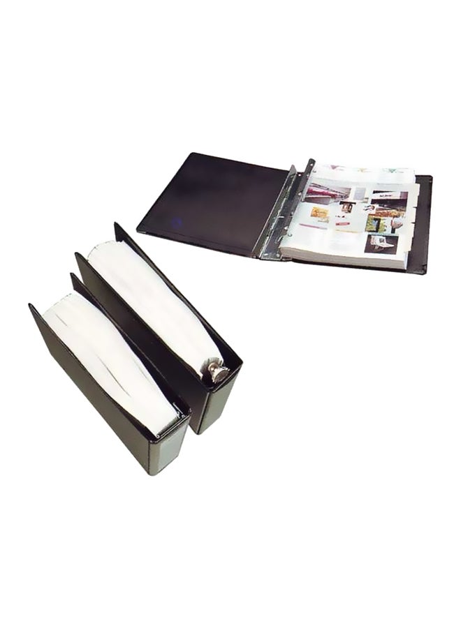 ITOYA 2-Piece Spring Post Binder Set Black - Image 1