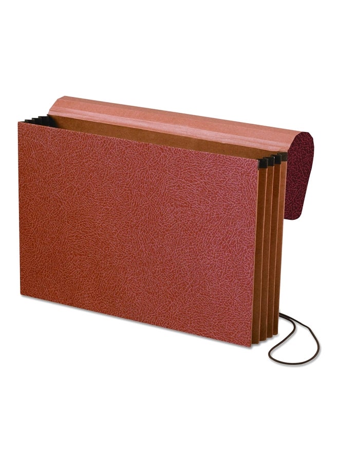 Pendaflex Moisture Resistant Expanding Wallet Red/Brown 