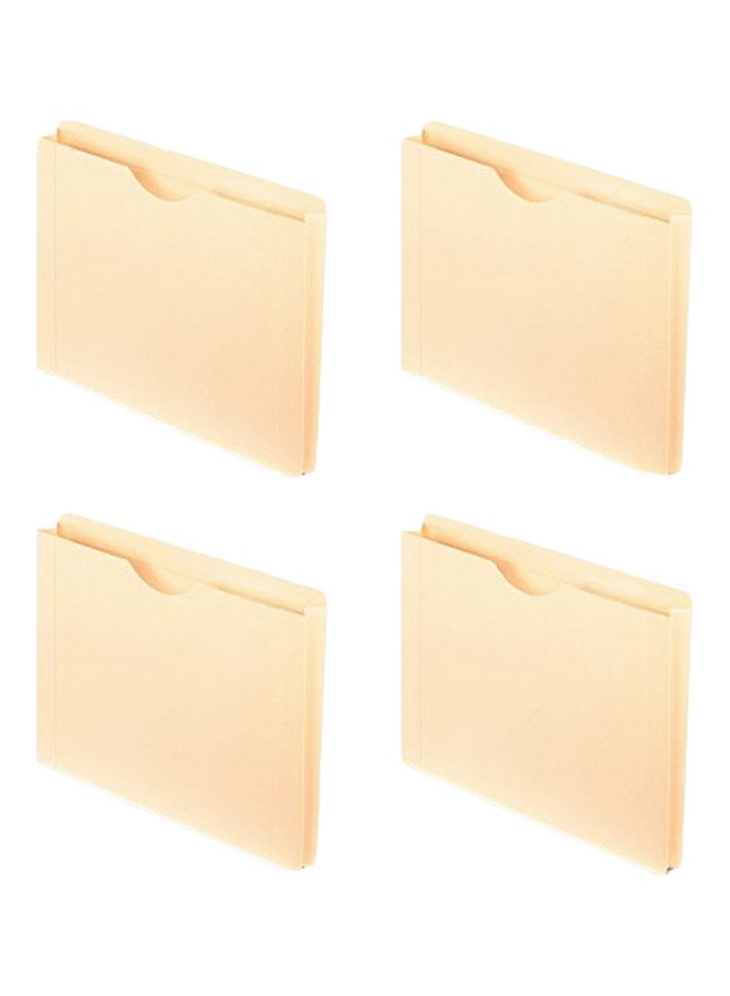 Pendaflex Pack Of 4 Expanding Tabbed File Jacket Manila - Image 1