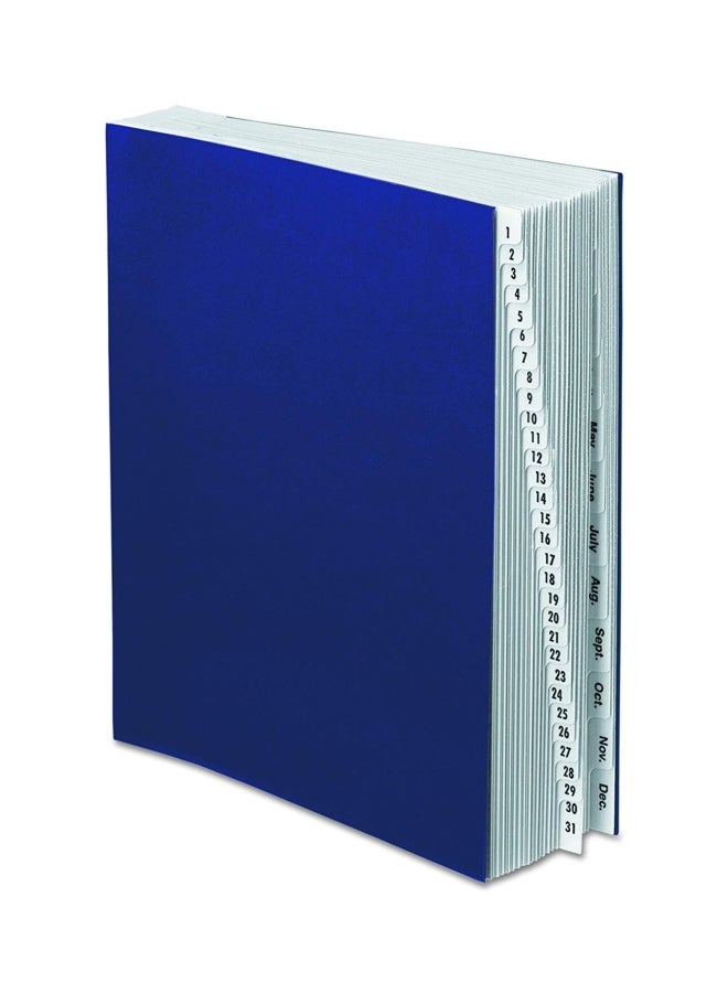 Pendaflex Expanding Desk File Blue/White - Image 1
