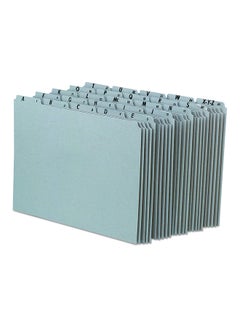 Pendaflex 25-Piece A-Z Tabbed File Guides Grey 