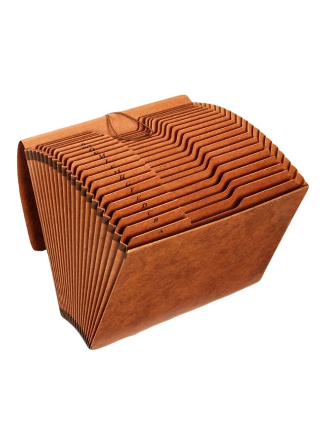 Globe Weis Pendaflex Heavy Duty Expanding File Brown - Image 1