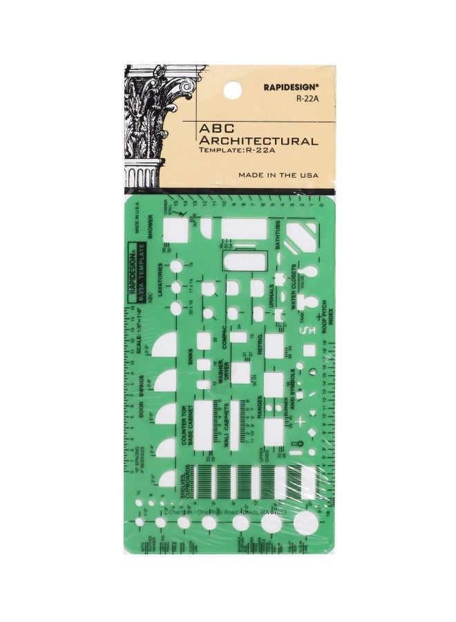 RAPIDESIGN - Architect Drawing Template Green - Image 1
