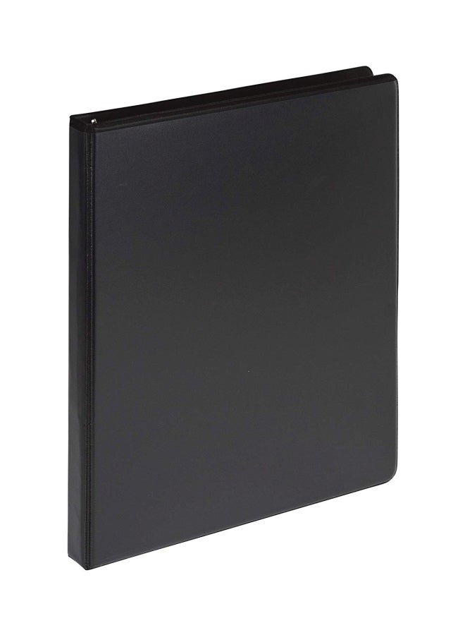Samsill 8-Piece 3-Ring View Binder Set Black  - Image 3