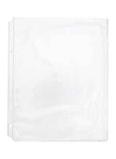 Sparco 50-Piece Top Load Sheet Protector Set White  - Image 2