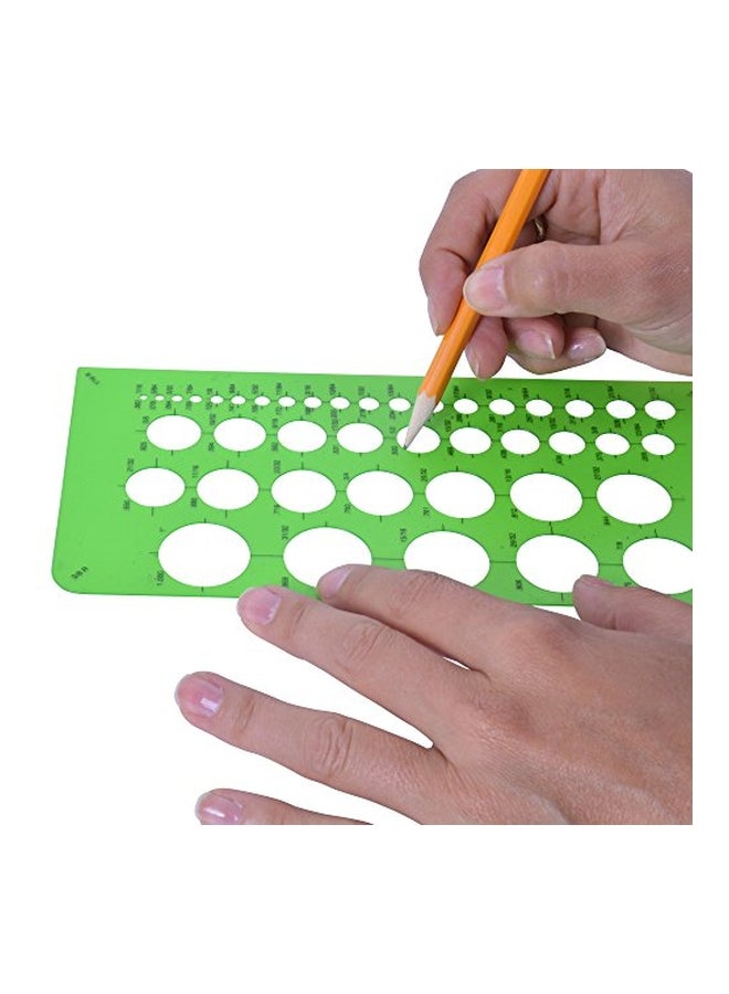 ويست كوت قالب دائري للرسم الفني أخضر - Image 3