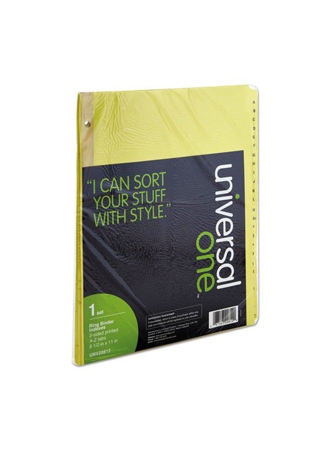 UNIVERSAL Tab Divider Yellow/Red