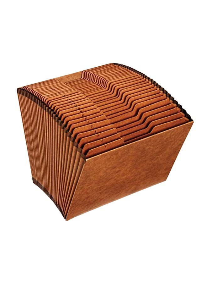 Office Depot Expanding File Brown