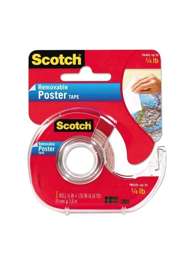 Scotch  - Removable Poster Tape Set White/Clear - Image 1