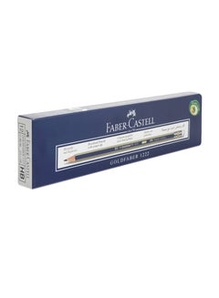 12-Piece Goldfaber Pencil With Eraser Set Blue/White