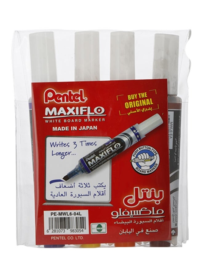 Pentel MaxiFlo Whiteboard Markers  Set Blue - Image 1