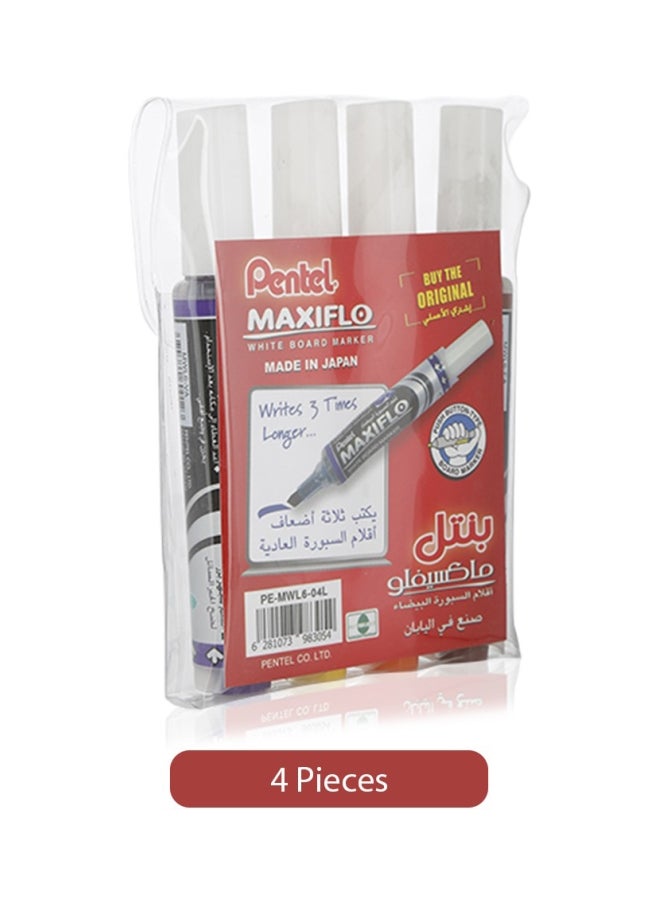 Pentel MaxiFlo Whiteboard Markers  Set Blue - Image 2