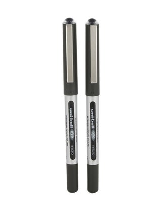 UB-150 Eye Roller Ball Pens Set 0.5 mm Black/Silver - v1552773893/N21819564A_1