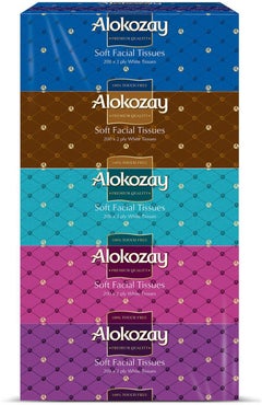 Alokozay Facial Tissue Pack Of 5 White  - Image 3