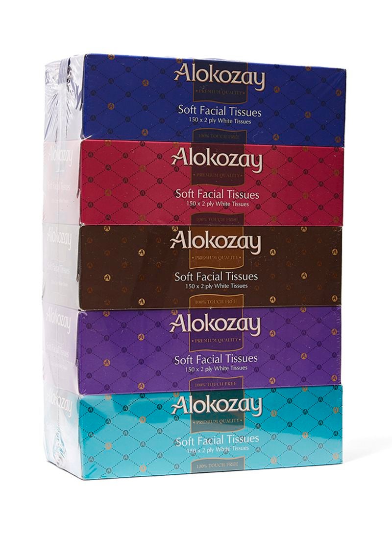 Alokozay - 750-Piece Facial Tissue White - Image 1