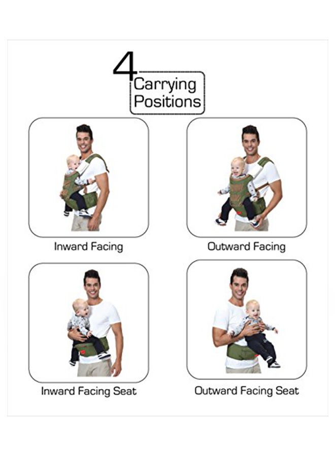 Luvlap - Royal Hip Seat Carrier (Green) - Image 1