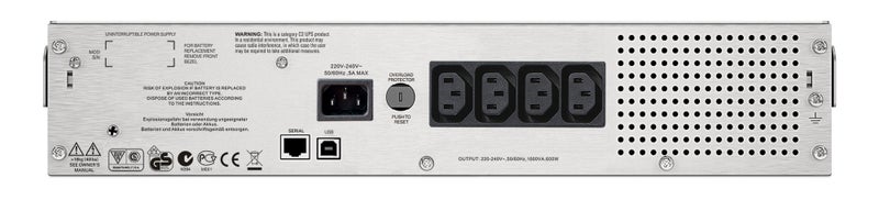 Smart UPS With LCD Display Black