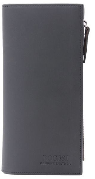 BOGESI Leather Wallet Grey - Image 3