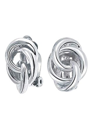 Triple Circle Love Knot Clip On Earrings - v1552908646/N22430205A_1