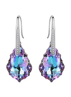 925 Sterling Silver Cz Baroque Drop Hook Earrings - v1552908814/N22431086A_1