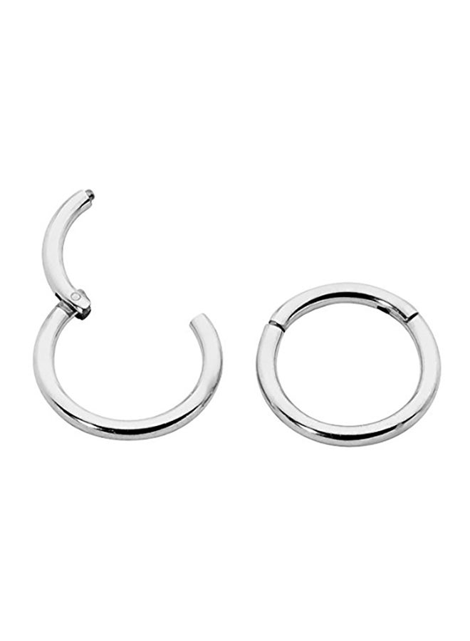 365 Sleepers 18G Hinged Segment Ring Hoop Sleeper Earrings 