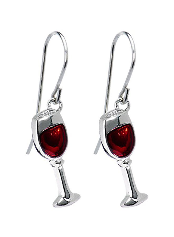 Body Candy Beverage Glass Shape Dangle Earrings 