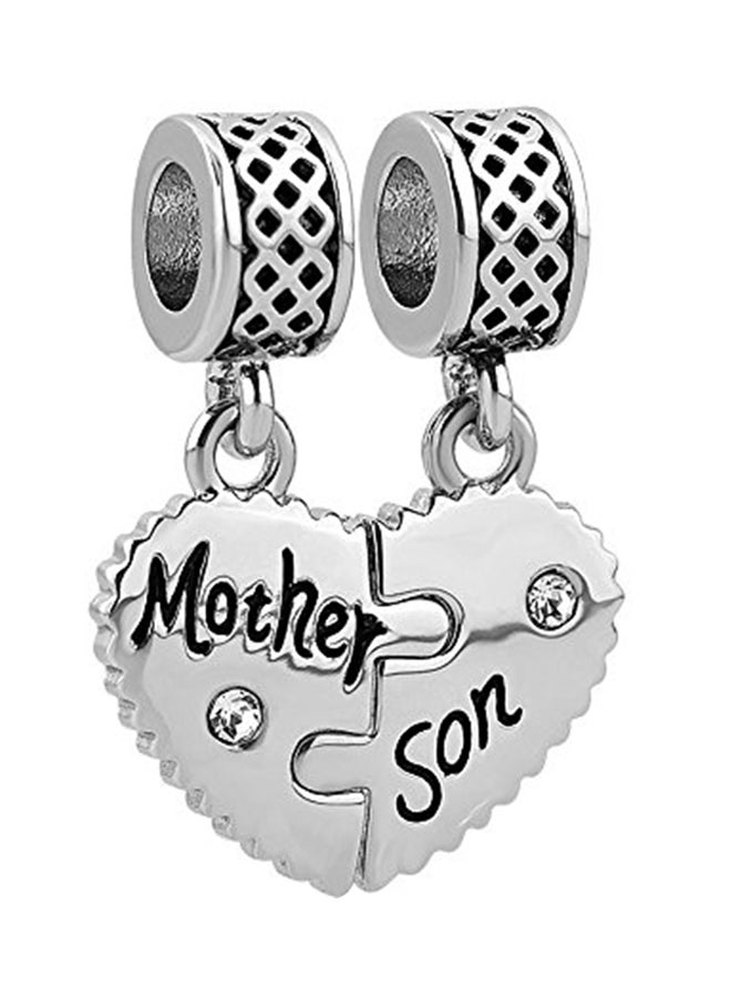 CharmSStory - Mother Daughter Son Dangle Beads Charms For Bracelets - Image 1