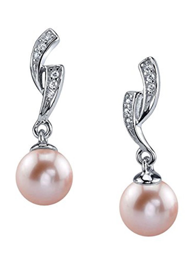 The Pearl Source - 925 Sterling Silver Delilah Earrings - Image 1