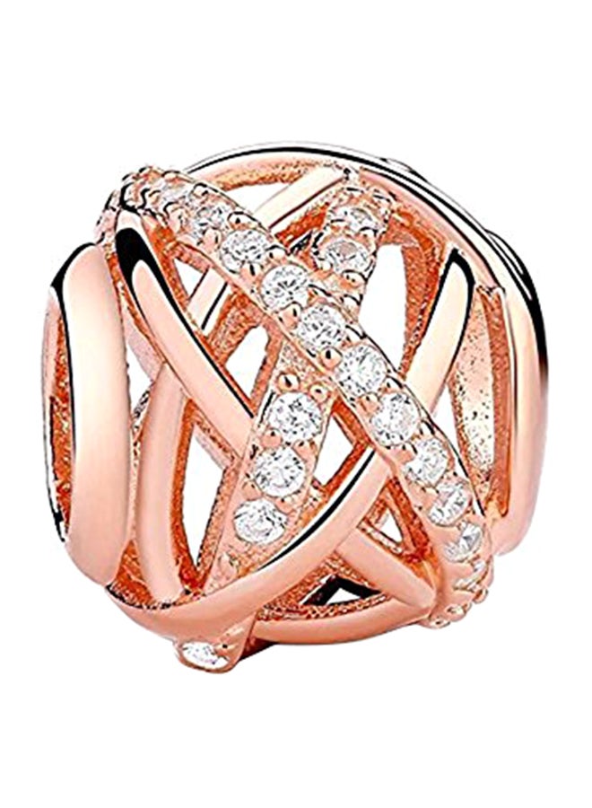 ABAOLA Rose Gold Plated Galaxy Bracelet Charm