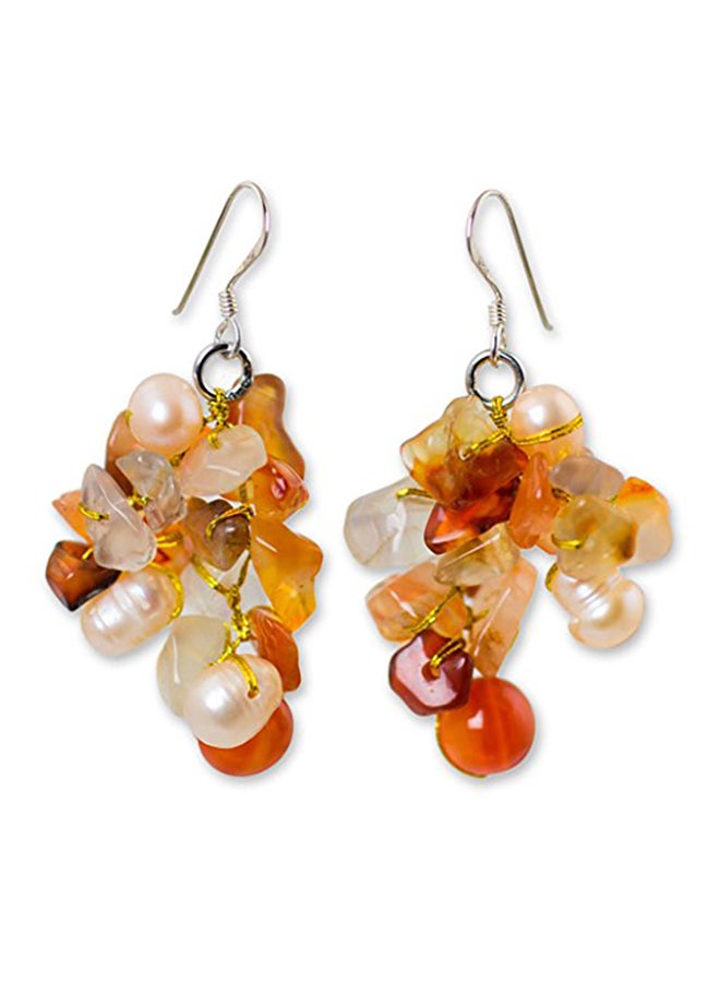NOVICA - 925 Sterling Silver Pearl Earrings - Image 1