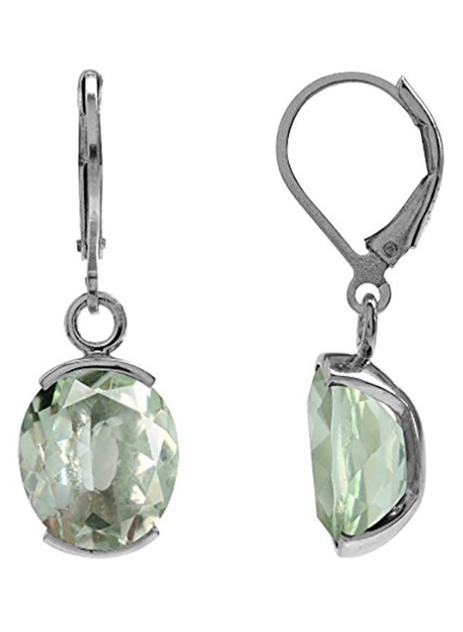 سيلفر شيك أقراط متدلية من الفضة الإسترلينية عيار 925