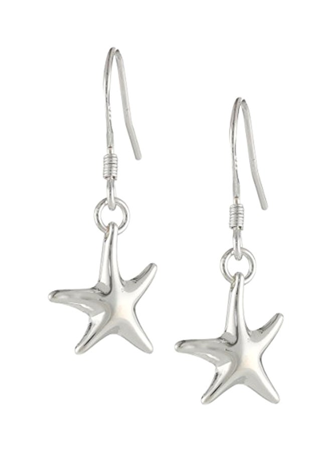925 Sterling Starfish Dangle Earrings