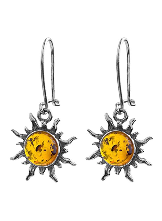 Sterling Silver Romantic Sun Small Earrings - v1552909350/N22435802A_1