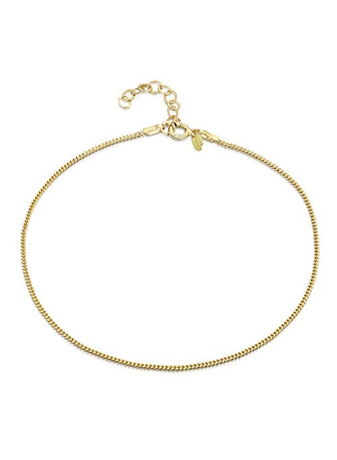 Amberta Silver Plated Anklet