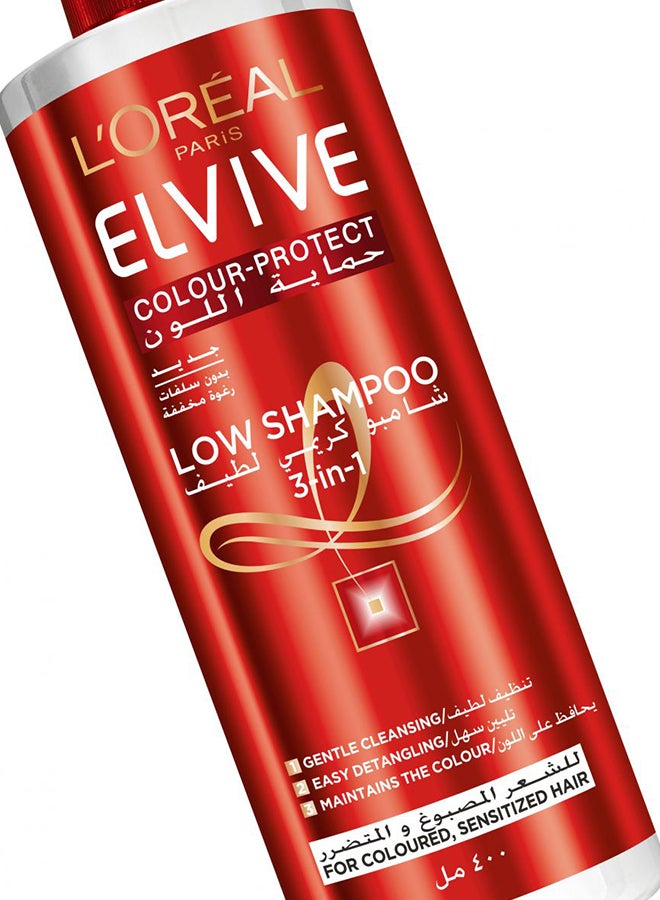 Elvive Color Protect Low Shampoo Multicolour 400ml