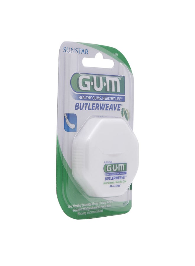 جم خيط رفيع لتنظيف الأسنان بطول 55 م من باتلر متعدد الألوان 55متر - Image 1