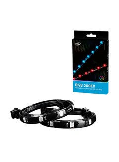 RGB 200 EX MultiColor LED Strip Magnetic Lighting Kit Black