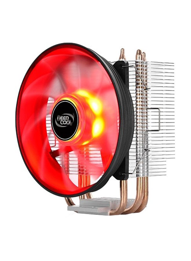 DEEPCOOL Gammaxx 300 Red LED CPU Cooling Fan Black 