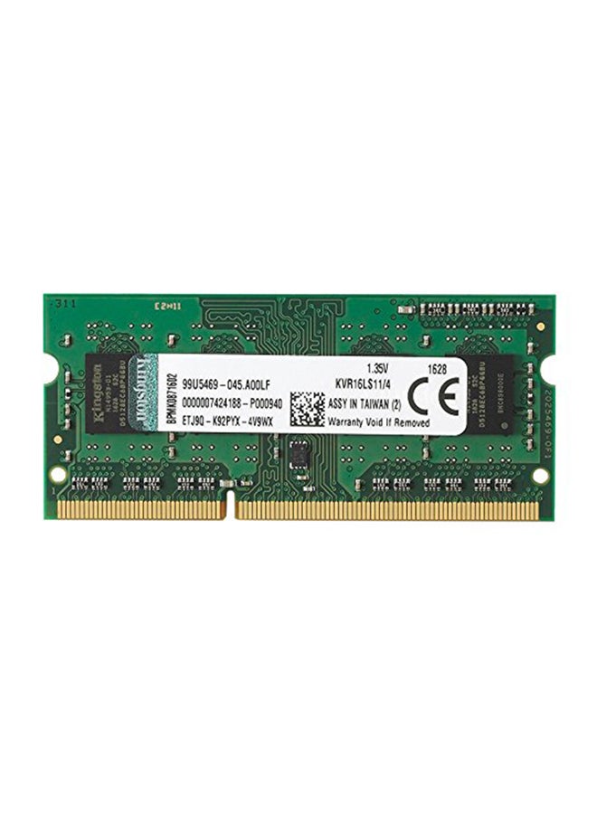 Kingston 4GB PC3L-12800 CL11 204-Pin SODIMM 