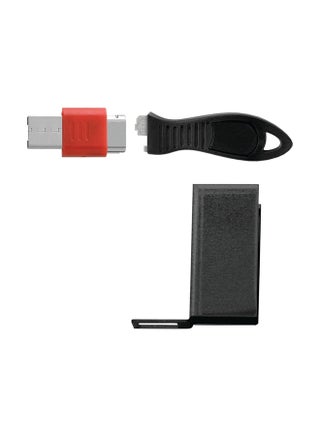 USB Port Lock With Rectangular Cable Guard Black - v1552910971/N22208537A_1