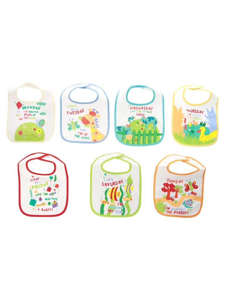 مي مي مريلة من ميمي لها قدرة كبيرة على الامتصاص متعددة الألوان (تحتوي العبوة على 7 قطع) - Image 2