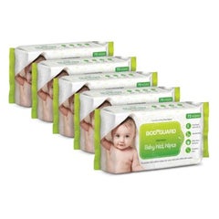 Bodyguard BodyGuard Premium Paraben Free Baby Wet Wipes with Aloe Vera - 360 Wipes (Pack of 5)  - Image 1