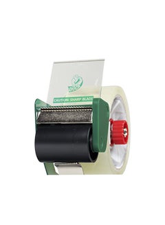 Duck Foam Handle Tape Gun With Packaging Tape Green/Black  - Image 2