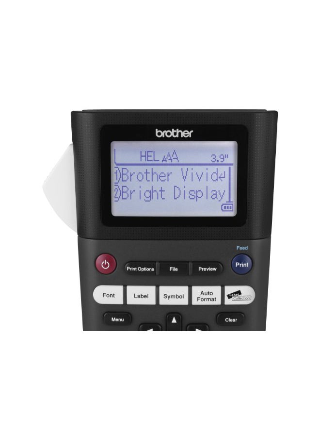brother P-Touch Portable Label Maker Black  - Image 2