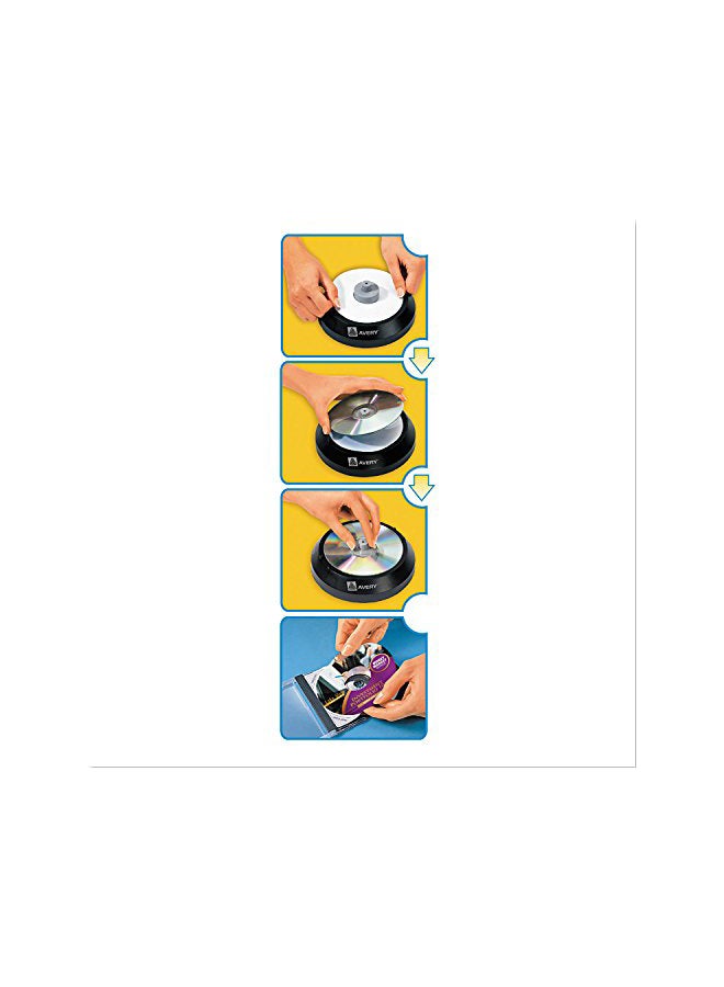 افيري ملصق فيلم لمشغل أقراص DVD  غير لامع أبيض - Image 3