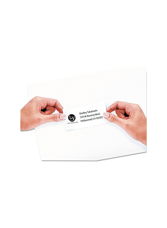 افيري مجموعة ملصقات شحن يمكن تغيير وضعها مكونة من 1000 قطعة أبيض - Image 2