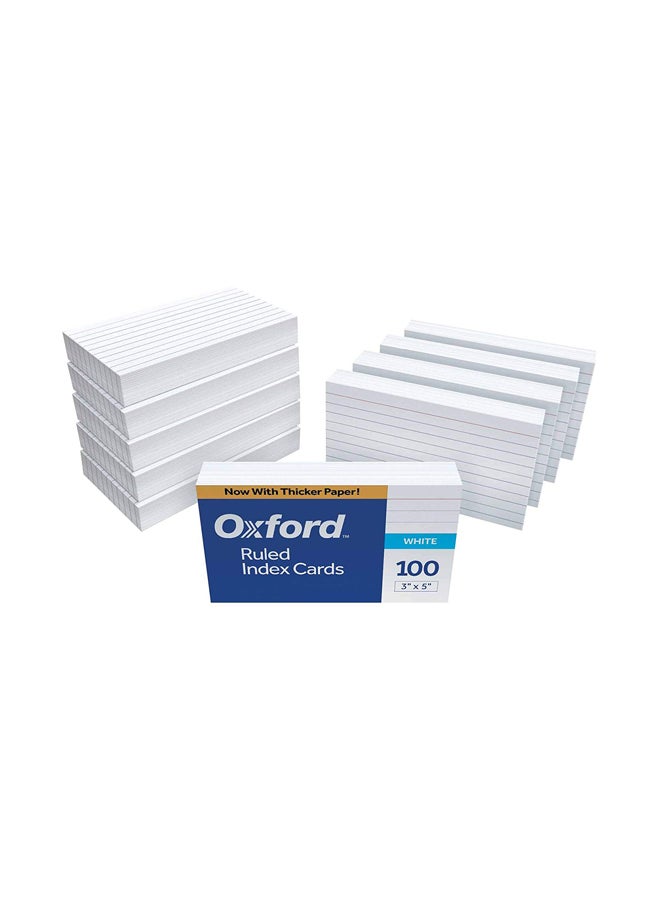 Oxford 1000-Piece Ruled Index Card Set White - Image 1