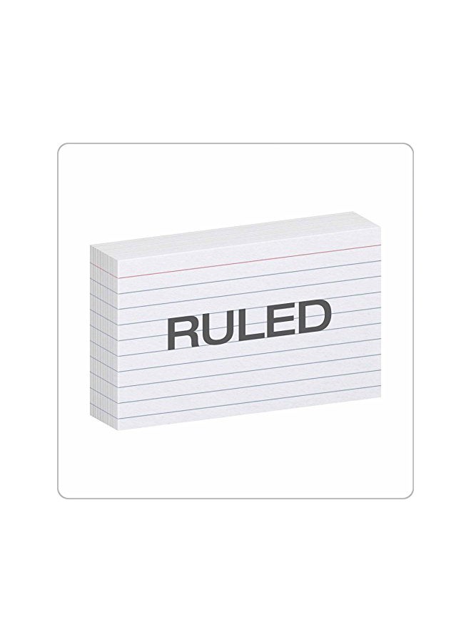 Oxford 1000-Piece Ruled Index Card Set White - Image 2