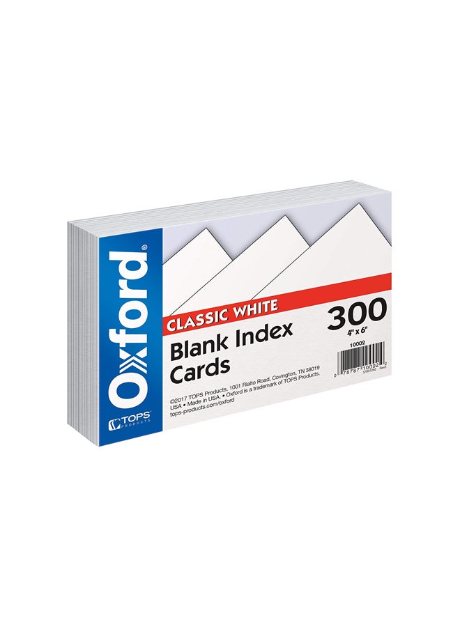 Oxford 300-Piece Index Card Set White - Image 1