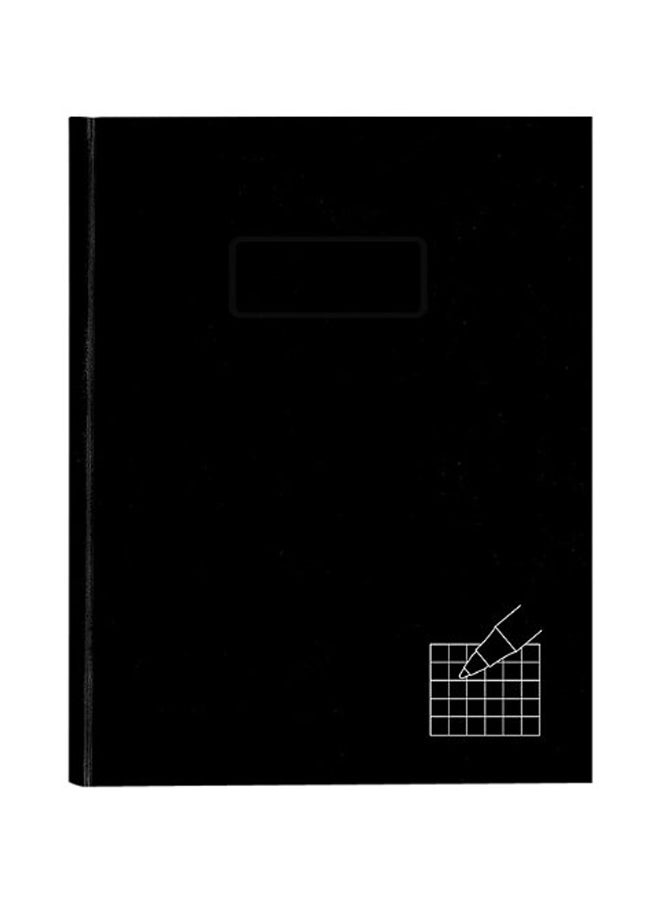 Blueline Quad Ruled Business Notebook Black  - Image 1